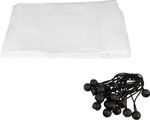 Chicken Coop Cover Strend Pro, replacement, white