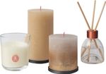 Set Bolsius, Home sweet home, Christmas, gift, 3 candles + diffuser, scented, vanilla