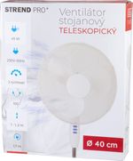 Ventilátor Strend Pro, stojanový, 40 cm, 45 W
