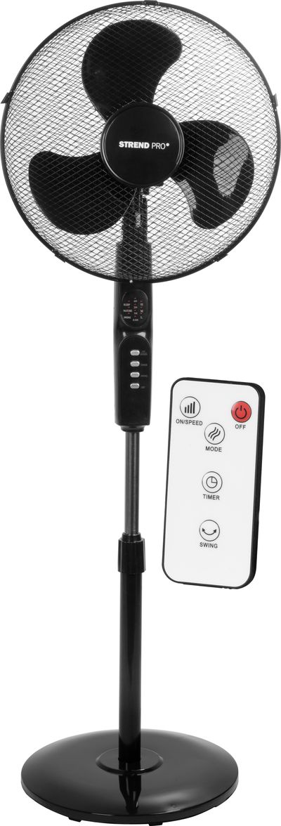 Ventilátor Strend Pro, álló, távirányítóval, 60 cm, 45 W