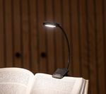 Lampa Strend Pro, na čítanie knihy, LED, USB, 24 lm, 3 farebné odtiene, stmievateľná, nabíjateľná