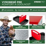 Hniezdo Strend Pro, znáškové, pre hydinu, 3 komorové, kovové, 79,6x47,5x52,5 cm, pre 3 nosnice