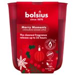 Candle Bolsius True Glow, 80x73 mm, apple/cinnamon, in glass