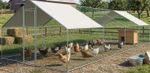 Chicken coop Strend Pro, for poultry, aviary, cage, with roof, 3x8x2 m