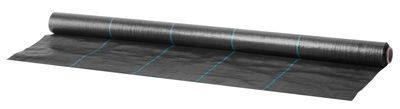 Woven fabric 1,0x10m, 100g/m2, black, roll packing