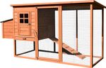 Chicken coop Strend Pro, for poultry, with roof, 200x75.5x103 cm