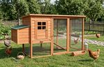 Chicken coop Strend Pro, for poultry, with roof, 200x75.5x103 cm