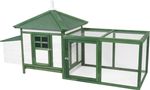 Chicken coop Strend Pro, for poultry, with roof, 196x76.5x98 cm