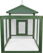 Chicken coop Strend Pro, for poultry, with roof, 196x76.5x98 cm