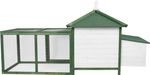 Chicken coop Strend Pro, for poultry, with roof, 196x76.5x98 cm