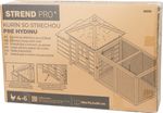 Kurín Strend Pro, pre hydinu, so strechou, 196x76.5x98 cm