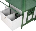 Chicken coop Strend Pro, for poultry, with roof, 196x76.5x98 cm