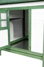 Chicken coop Strend Pro, for poultry, with roof, 196x76.5x98 cm