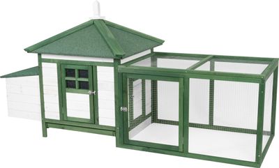 Kurín Strend Pro, pre hydinu, so strechou, 196x76.5x98 cm