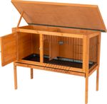 Rabbit hutch Strend Pro, with roof, 91.5x45x70 cm
