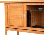 Rabbit hutch Strend Pro, with roof, 91.5x45x70 cm