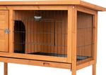 Rabbit hutch Strend Pro, with roof, 91.5x45x70 cm