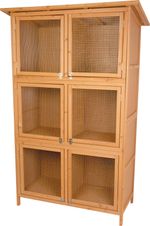 Nyúlketrec Strend Pro, tetővel, 116x60x180 cm