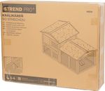 Rabbit hutch Strend Pro, with roof, 147x54x85 cm