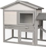 Rabbit hutch Strend Pro, with roof, 147x54x85 cm