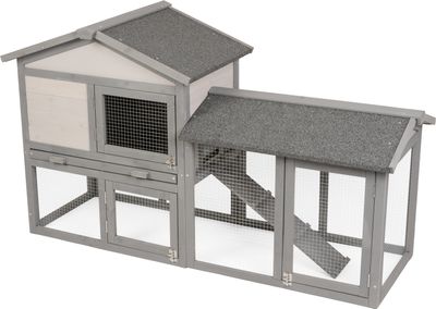 Králikáreň Strend Pro, so strechou, 147x54x85 cm