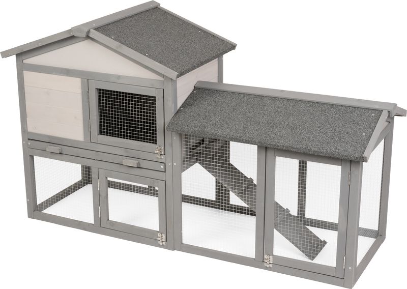 Králikáreň Strend Pro, so strechou, 147x54x85 cm