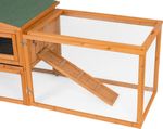 Rabbit hutch Strend Pro, with roof, 158x58x68 cm