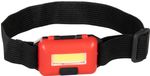 Fejlámpa Strend Pro Headlight, COB LED, 3xAAA, 6x4x1,8 cm, vegyes színek (fekete, fehér, piros), Sel