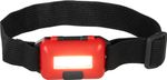 Fejlámpa Strend Pro Headlight, COB LED, 3xAAA, 6x4x1,8 cm, vegyes színek (fekete, fehér, piros), Sel