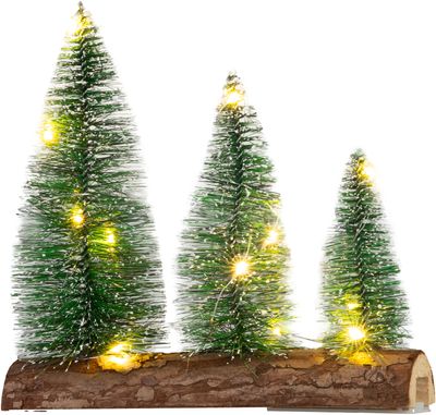 Decoration MagicHome Vianoce, plastic, 12xLED warm white, 20 x 5 x 20 cm, battery operated