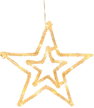 Decoration MagicHome Christmas, ABS, 20xLED warm white, 27.5 cm, battery operated