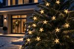 String lights MagicHome, stars, PVC, 15x warm white LED, 1.4 m + 0.3 m, 2xAA