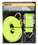 Tie-down strap Strend Pro, with ratchet, 50 mm, L-8 m, max. 2600 kg