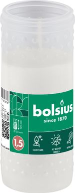 Refill Bolsius Gravelight RP15, 34 h, 107 g, 50x120 mm, for votive candle, paraffin