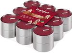 Candle Bolsius Starlight Winter Spice, Christmas, wine red, tealight, 4 hours, pack of 18 pcs