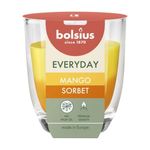 Gyertya Bolsius Everyday, mangó szorbet, 80x70 mm, üvegben