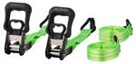 Tie-down strap Strend Pro, with ratchet, 30 mm, L-5 m, max. 800 kg, pack of 2 pcs