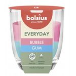 Candle Bolsius Everyday, bubblegum scent, 80x70 mm, in glass
