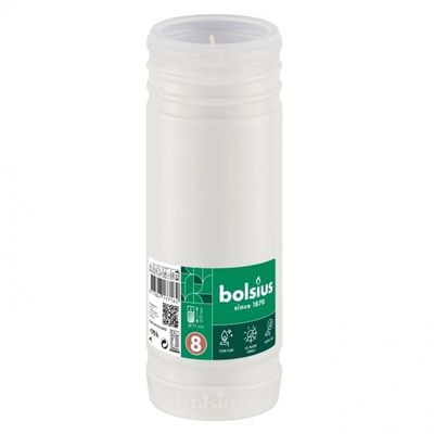 Mécsesbetét Bolsius Gravelight RP8, 170 óra, 60 g, 220x71 mm, sírgyertyához, paraffin