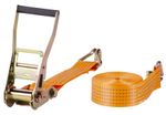 Tie-down strap Strend Pro, with ratchet, 50 mm, L-5 m, max. 3400 kg