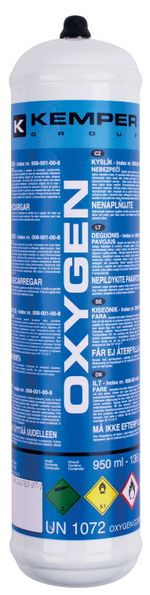 Cartridge KEMPER Walkover, 1 L, Oxygen