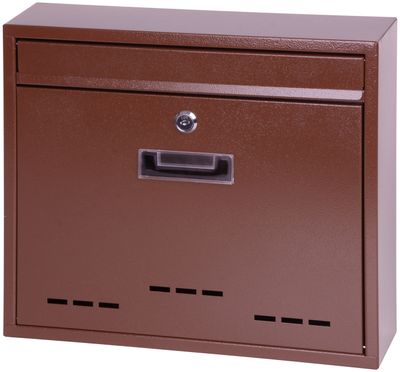 Schránka FLATBLOCK 310x360x90 mm, poštová, hnedá