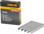 Kapcsok Strend Pro KF1062-06, 8 mm, tűzőgéphez, 1.2 mm, 200 db-os csomag