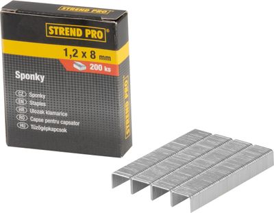 Staples extra 1.2x8mm, 200pcs/1pac