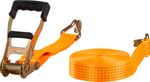 Tie-down strap Strend Pro, with ratchet, 50 mm, L-8 m, max. 5000 kg