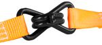 Ratchet tie down strap, 30 mm, L-5 m, max. 800 kg, pack. 2 pcs