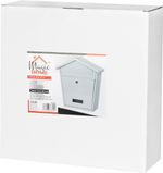 Post box MODERN B, white 365x365x133 mm