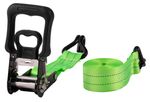 Tie-down strap Strend Pro, with ratchet, 50 mm, L-6 m, max. 960 kg