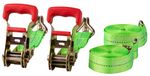 Tie-down strap Strend Pro, with ratchet, 30 mm, L-4.5 m, max. 600 kg, pack of 2 pcs