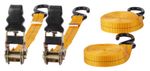 Rögzítő heveder Strend Pro, racsnis pánt, 25 mm, H-4,5 m, max. 500 kg, 2 db-os csomag